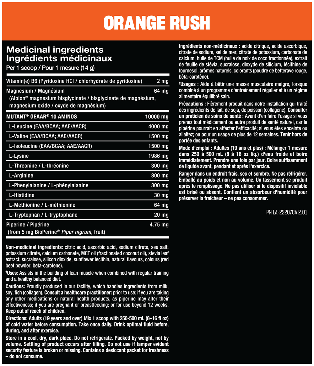Mutant GEAAR — Orange Rush