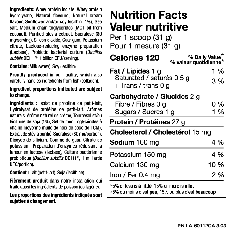 PVL ISO Gold — 2.27 kg (5 lb) / Banana Cream