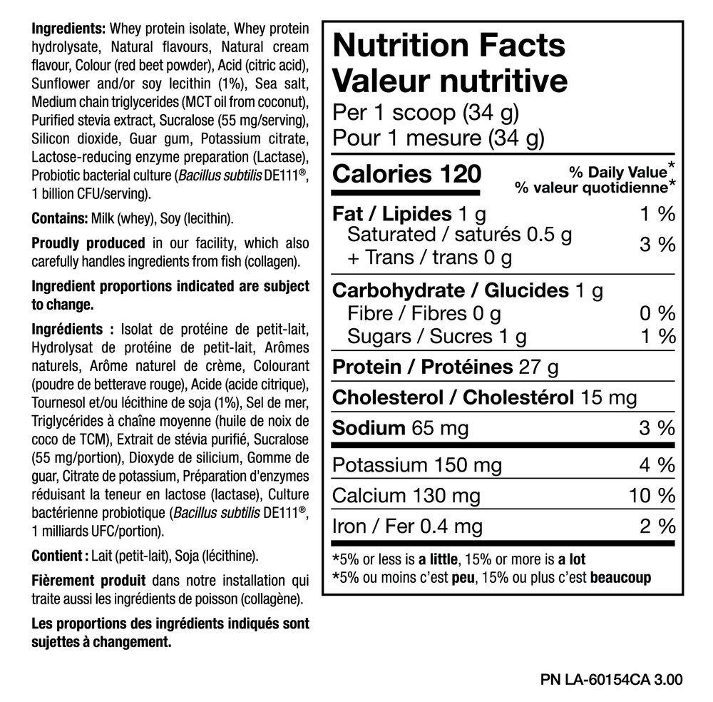 PVL ISO Gold — 1.81 kg (4 lb) / Strawberry Milkshake