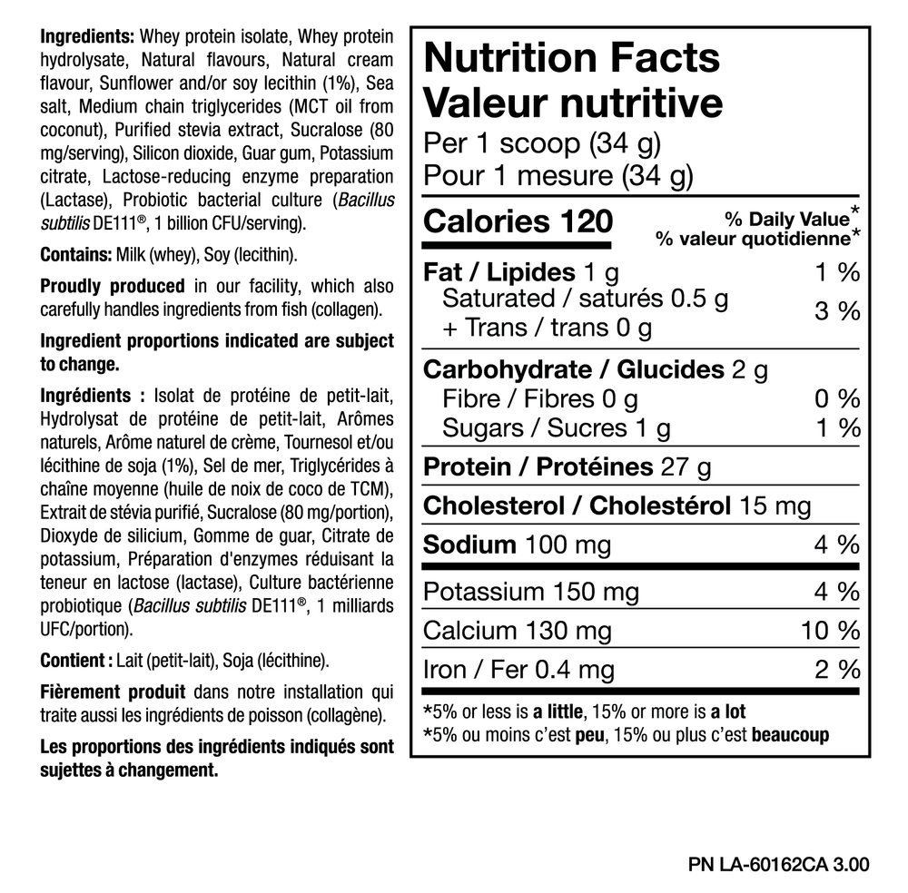 PVL ISO Gold — 1.81 kg (4 lb) / Banana Cream