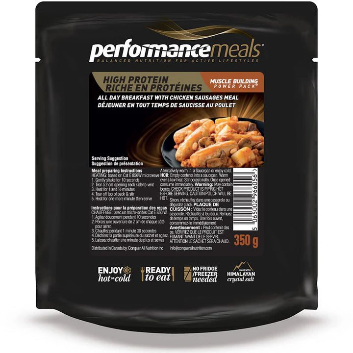 Performance Meals - Ready To Eat High Protein