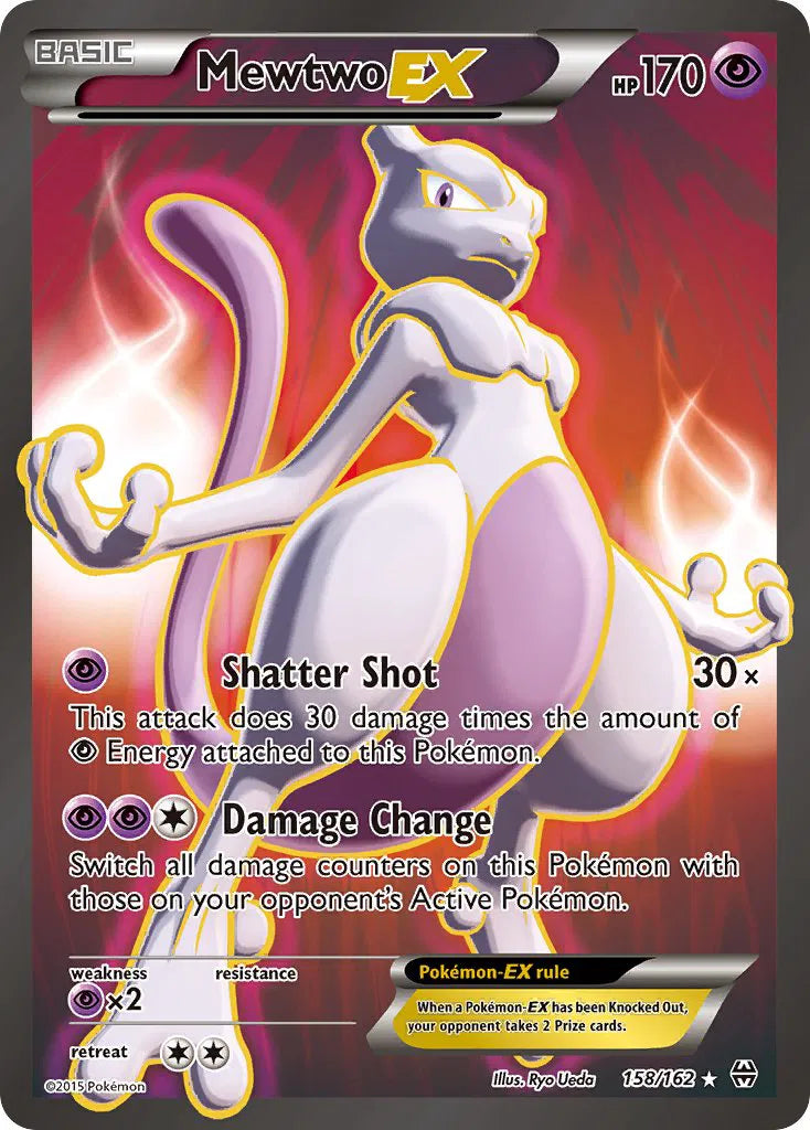 Mewtwo EX (158 Full Art) #158 — BREAKthrough [MP]