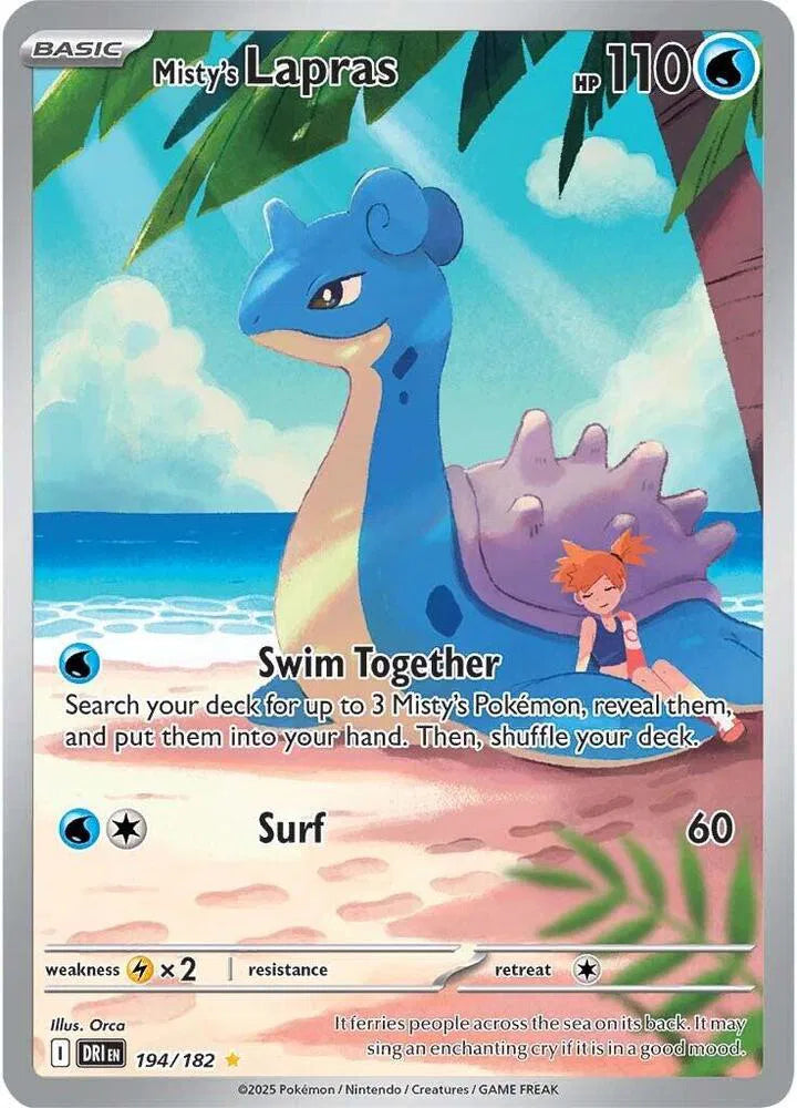 Misty's Lapras #194/182 — Destined Rivals [NM]