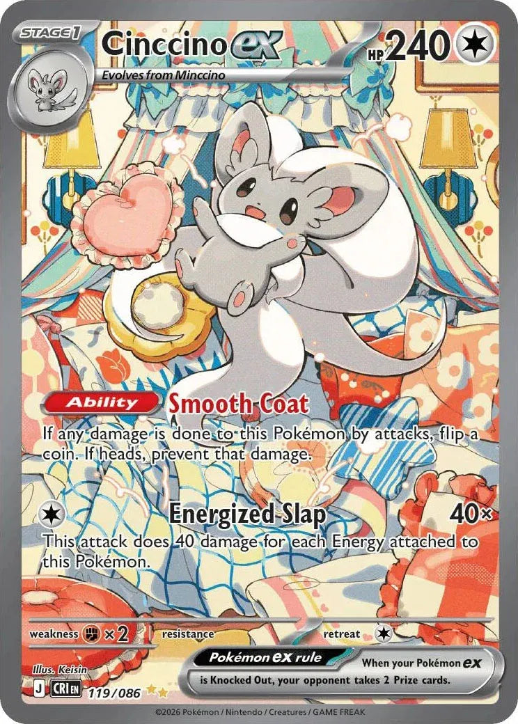 Cinccino ex #119/086 — Chaos Rising [NM]