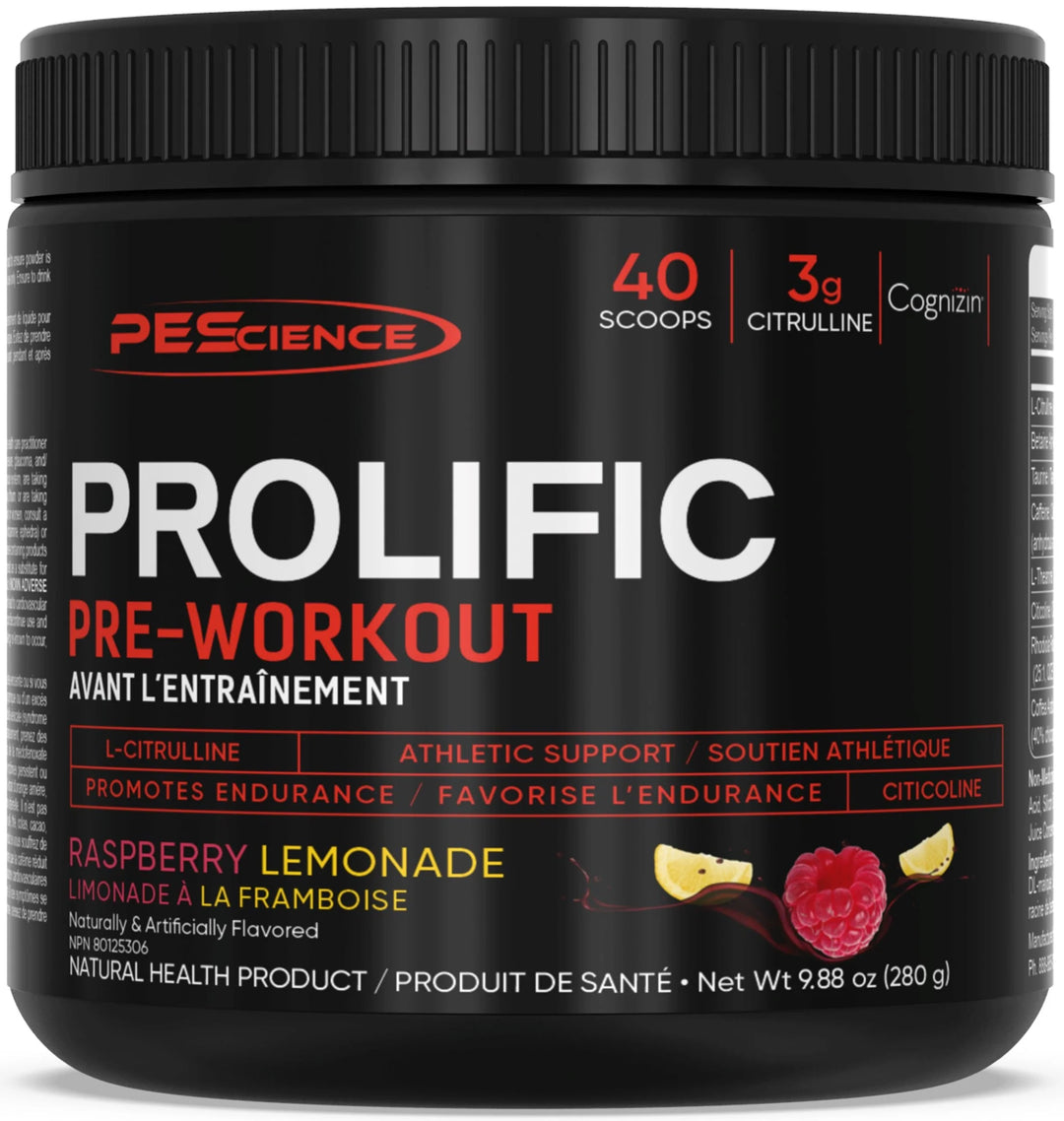 PEScience prolific pre-workout- 40 servings