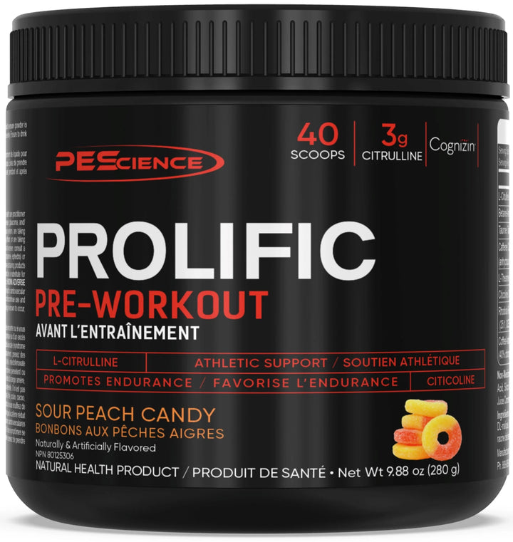 PEScience prolific pre-workout- 40 servings