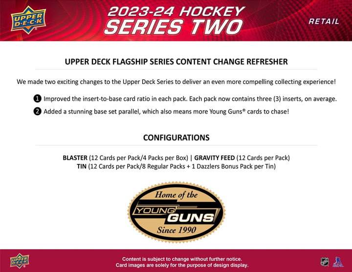 2023-2024 Upper Deck Series 2 Hockey Blaster Box