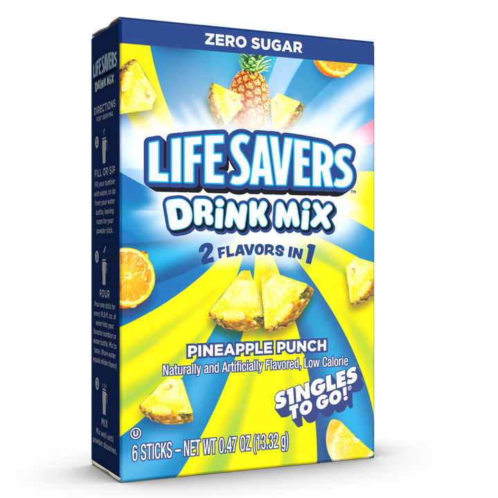 LifeSavers Singles To Go Pineapple Punch Drink Mix