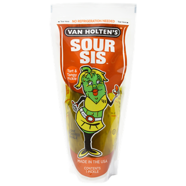 Van Holten's Character Pickle in a Pouch - Sour Sis