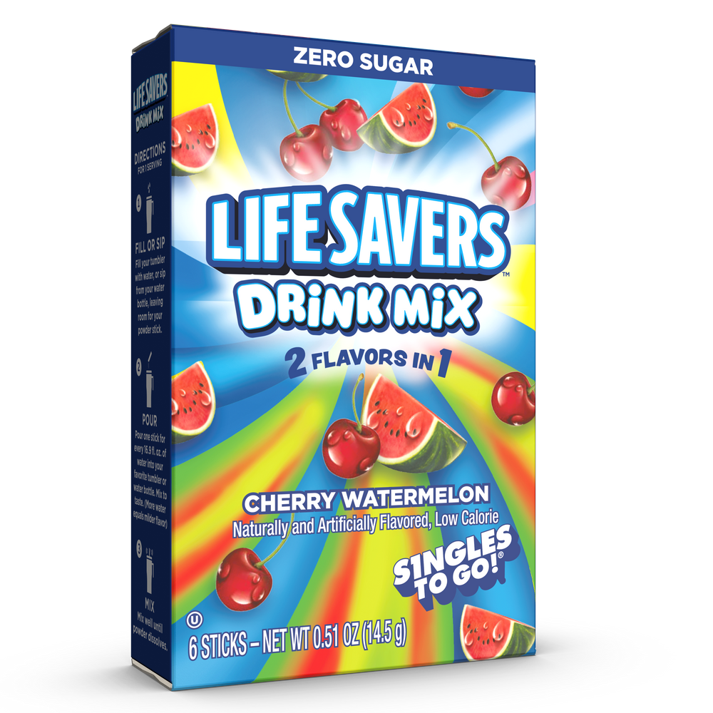 LifeSavers Singles To Go Cherry Watermelon Drink Mix