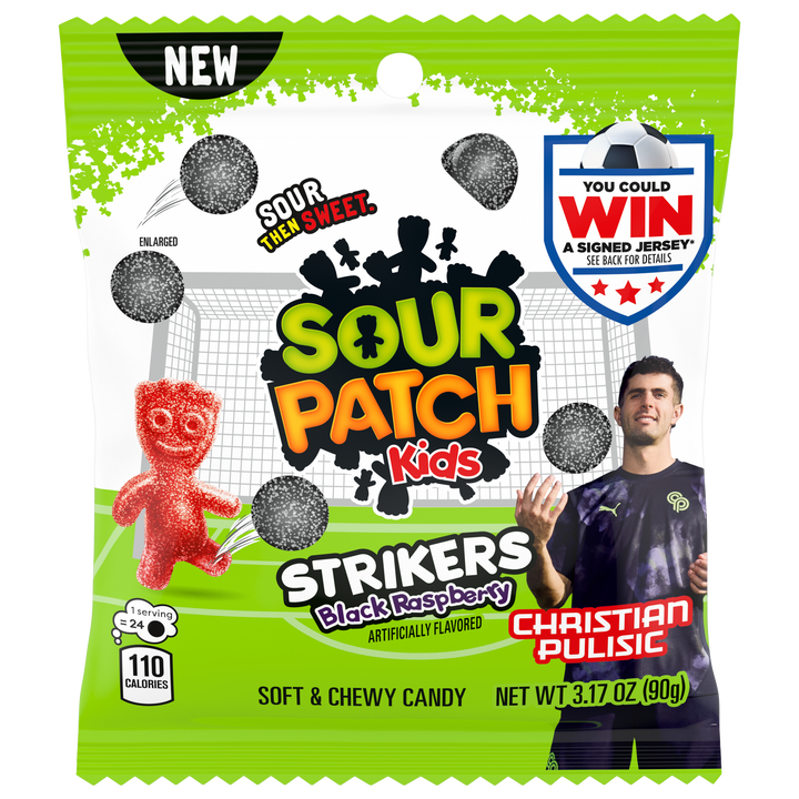 Sour Patch Kids Strikers Black Raspberry Soft & Chewy Candy