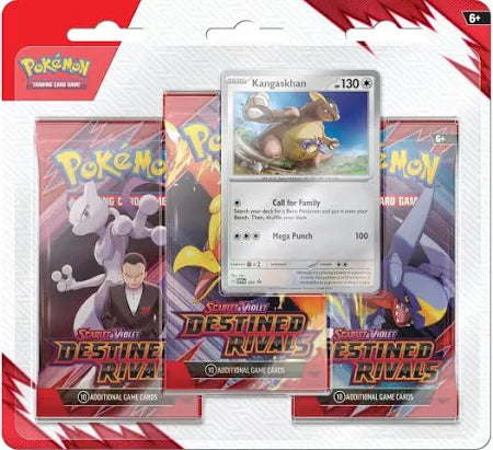 Pokémon Destined Rivals 3-Pack Blister