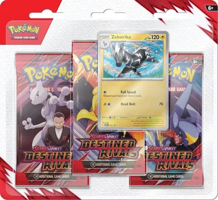 Pokémon Destined Rivals 3-Pack Blister
