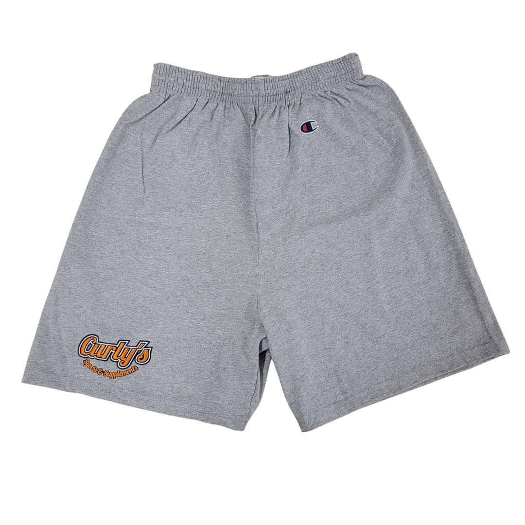 Grey gym shorts sales