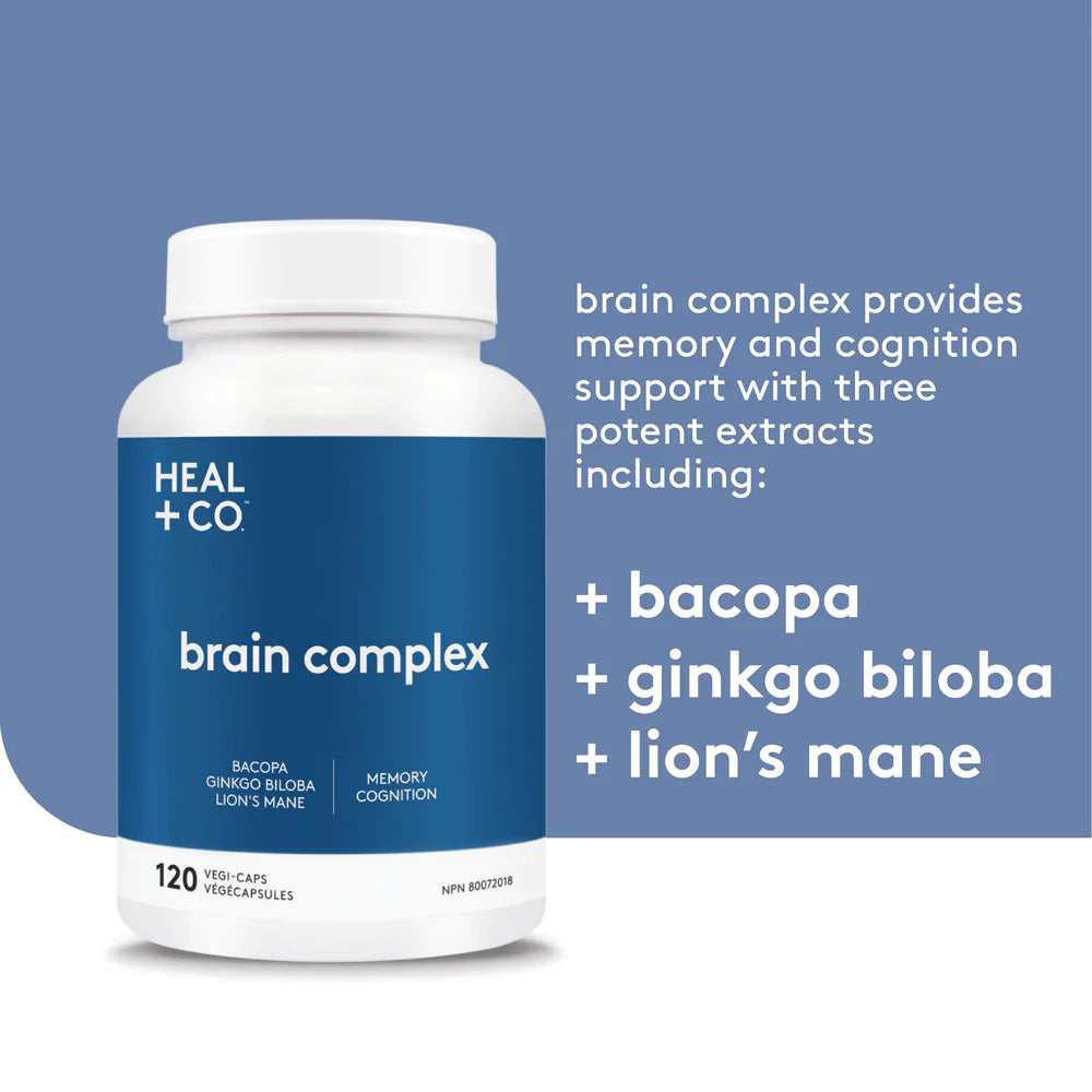 Heal + Co Brain Complex - 120 Capsules