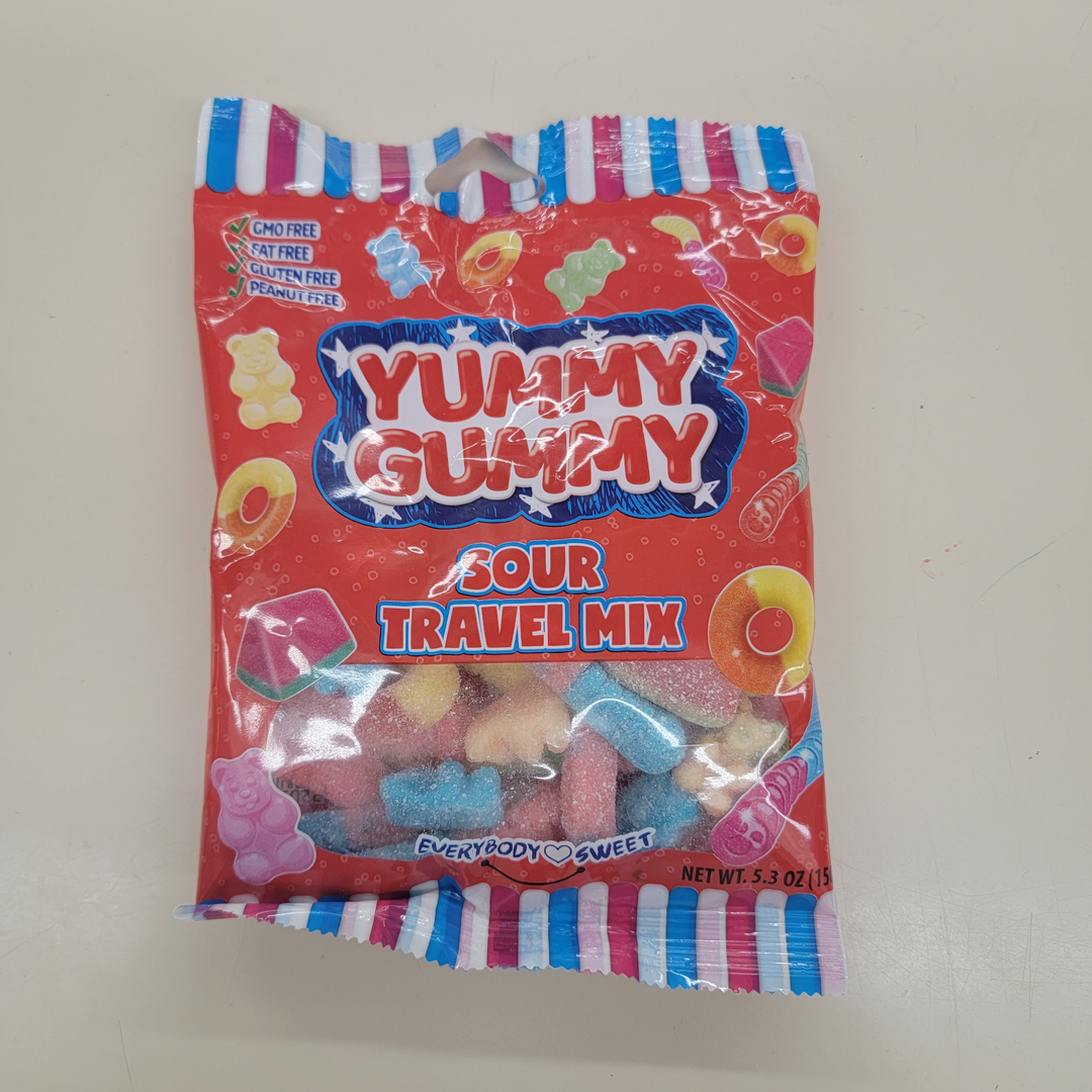 Yummy Gummy Sour Travel Mix