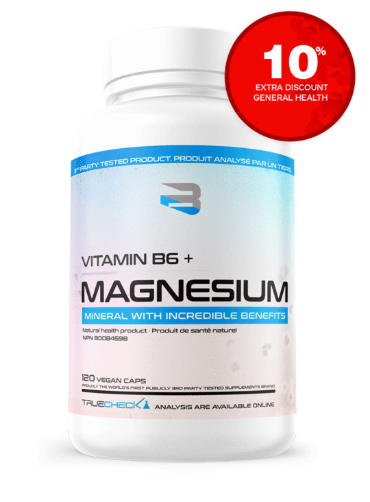 Believe Magnesium + B6 - 120 Capsules