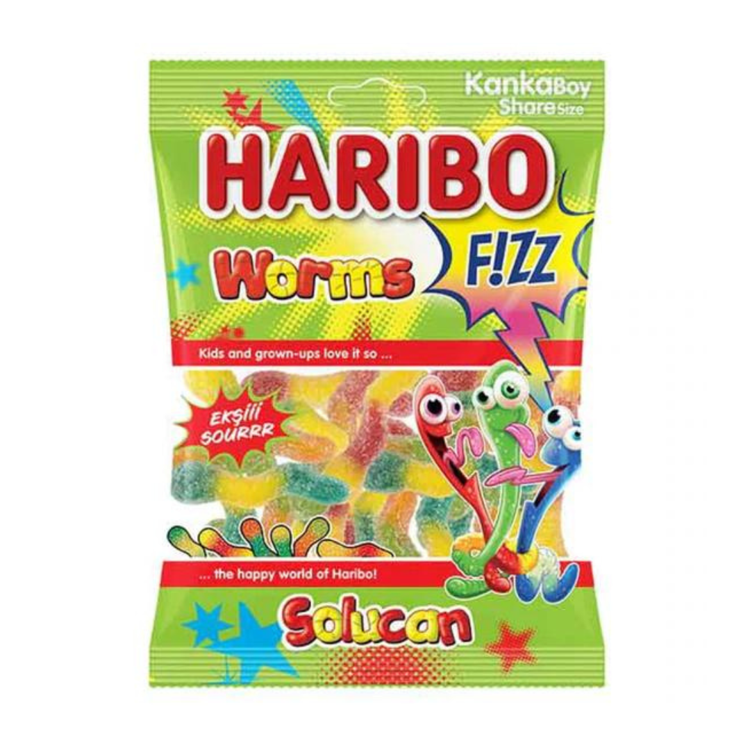 Haribo Fizz Worms - Turkey