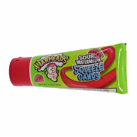 Warheads Squeeze Candy Sour Watermelon