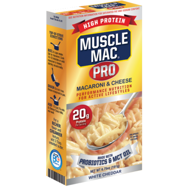 Muscle-Mac PRO Mac & Cheese White Cheddar - 191g