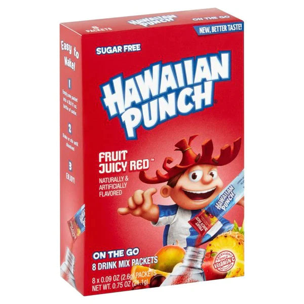 Hawaiian Punch Drink Mix - Fruit Juicy Red