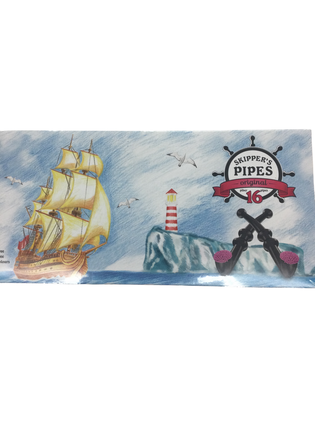 Skipper’s Black Liquorice Pipes - 16pk
