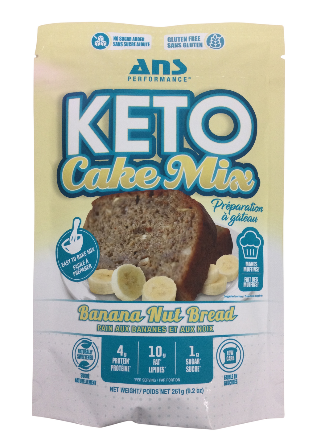 Keto Cake Mix -Banana Nut Bread