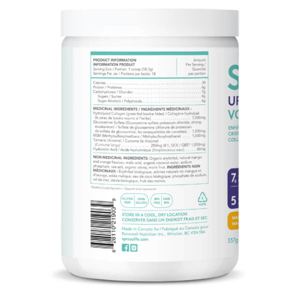 Sproos 'up your joints' Collagen - 337g