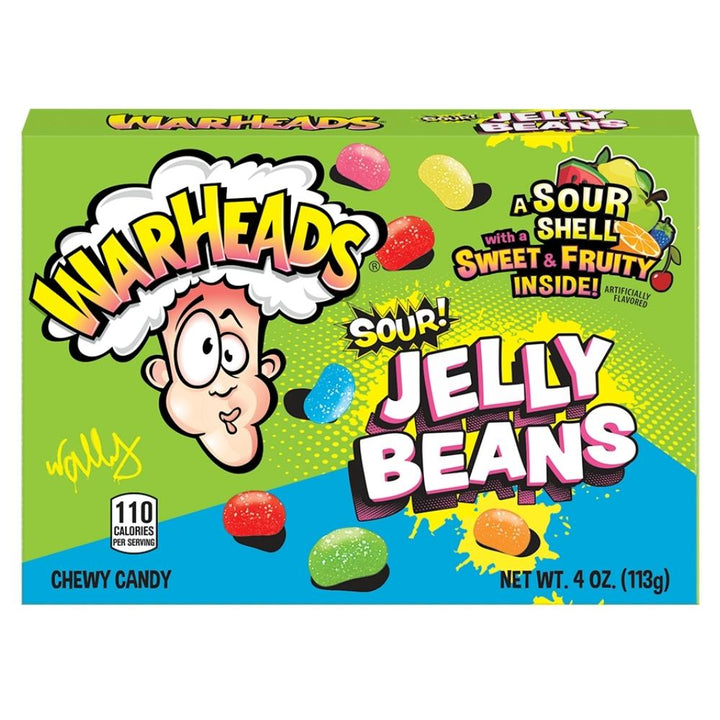 Warheads Sour Jelly Beans - 141g